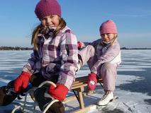 öge Flögeln, Eisvergnügen auf den Flögelner-See