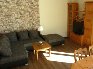 Ferienhof Dröge, Fereinwohnung - Das Wohnzimmer Ferienhof Dröge, Fereinwohnung - Das Wohnzimmer